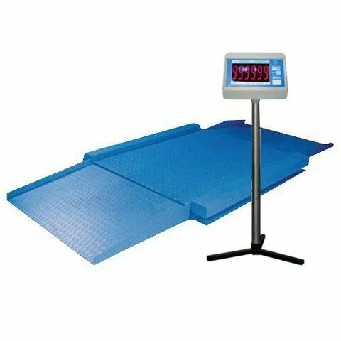 Весы платформенные С ПАНДУСОМ 1200x1200 мм 600 кг + поверка