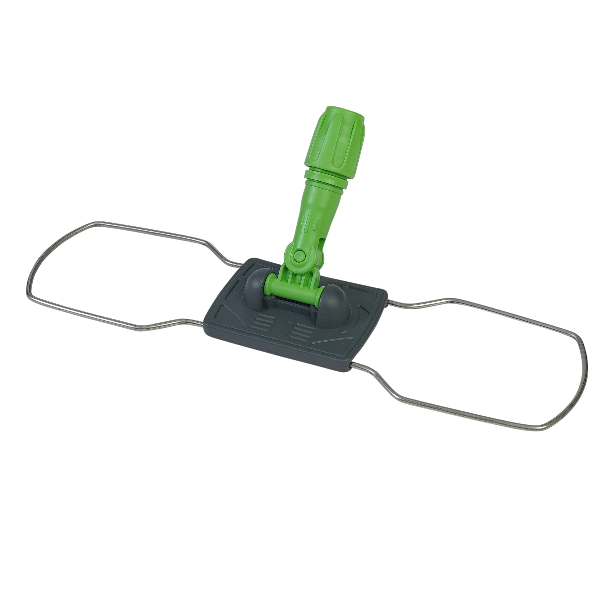 Держатель мопов складной рамочный, металл, крепление карман, без педалей, 50х14 см, цвет зеленый - NT181-G