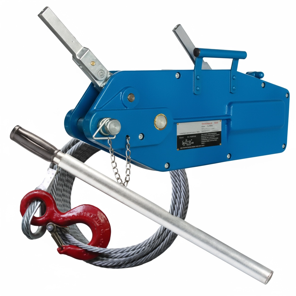 Лебедка ручная рычажная тросовая МТМ 3,2т 12м
